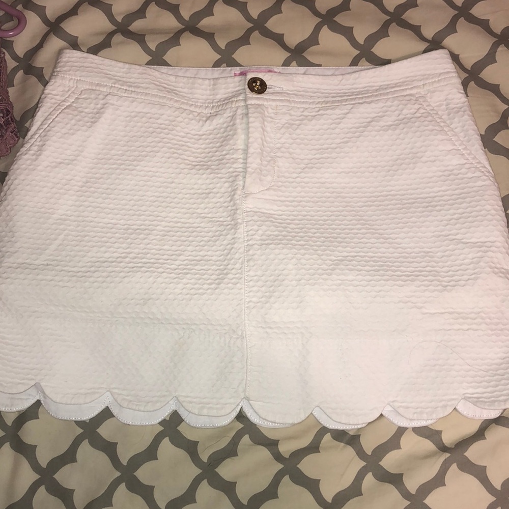 Lilly Pulitzer Colette Scallop Hem Skort